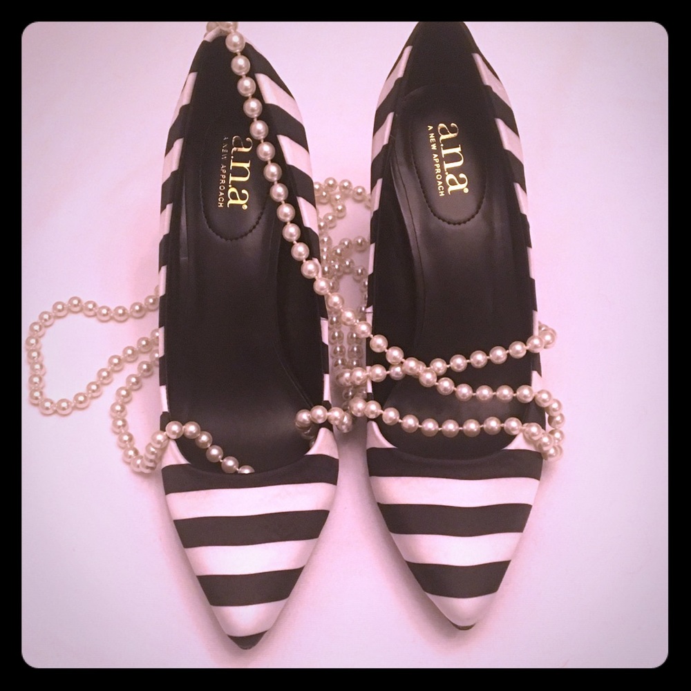 Black & White Heels